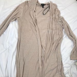 Calf length cardigan